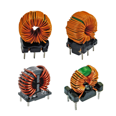 Hình xuyến chế độ chung choke với PCB / đế nhựa