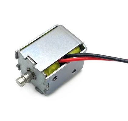 Open Frame Solenoid Electromagnet with Adjustable Stroke and Copper Winding for 6V 9V 12V DC Applications