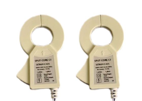 Khối lượng nhỏ CT Split Core Bộ chuyển đổi hiện tại Cài đặt dễ dàng Mất mạch từ thấp