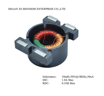 Điện trở thấp 1.0A cuộn cảm chế độ chung hình xuyến SMD