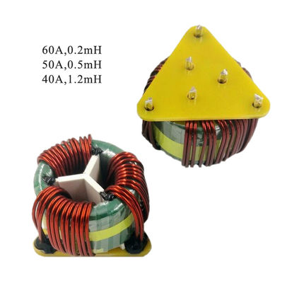 Khử nhiễu 100KHz 3 Chế độ chung quanh co Choke