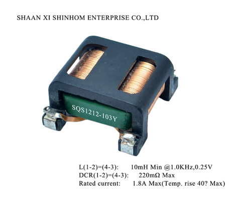 Ferrite Rỗng vuông phẳng Dây điện chung Chế độ choke