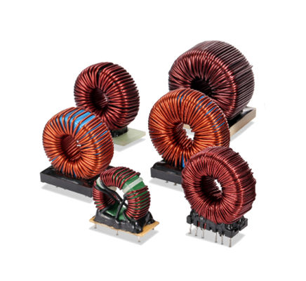 Chế độ chung Bộ lọc EMI Hình xuyến Cuộn cảm nguồn 10kHz RoHS